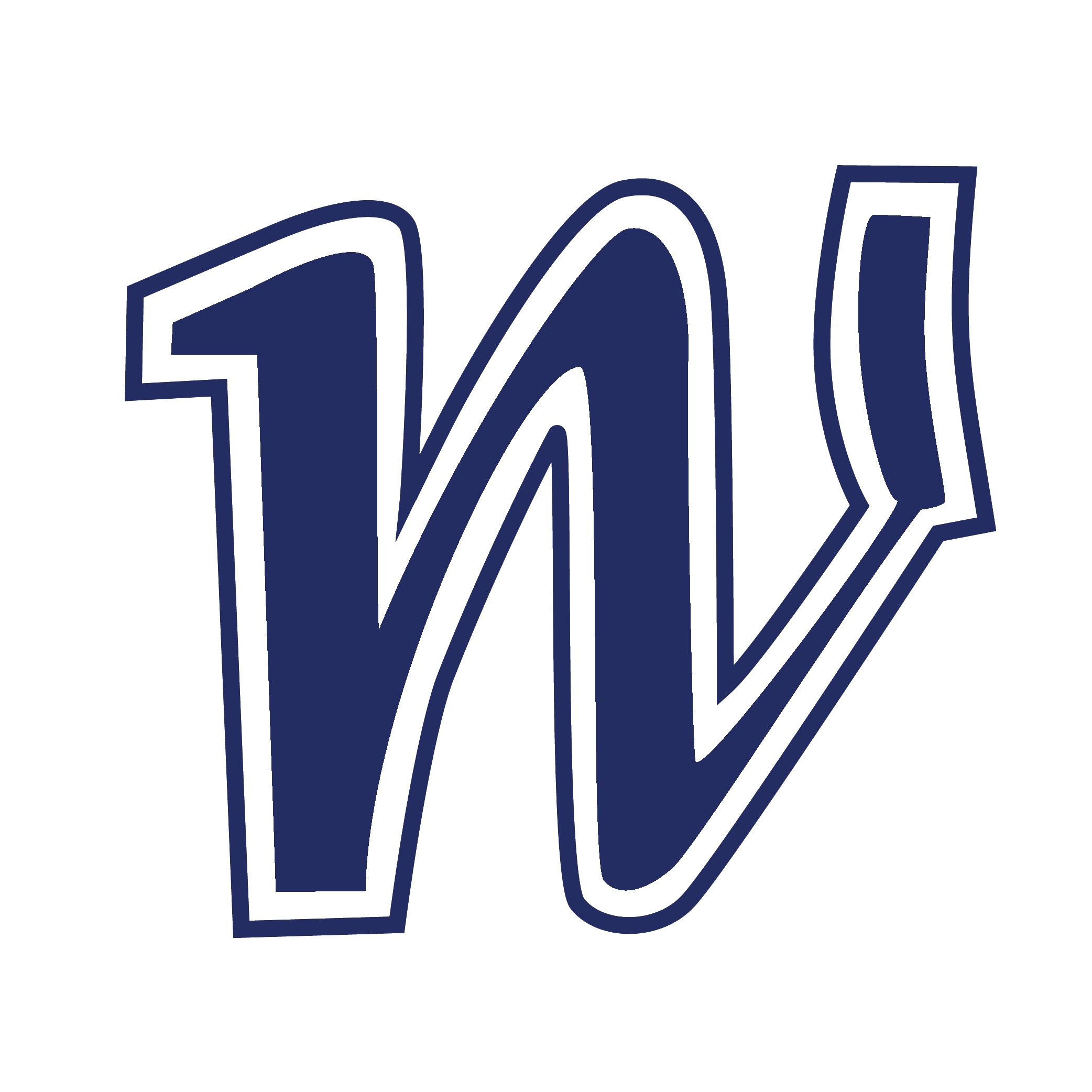 Blue W logo